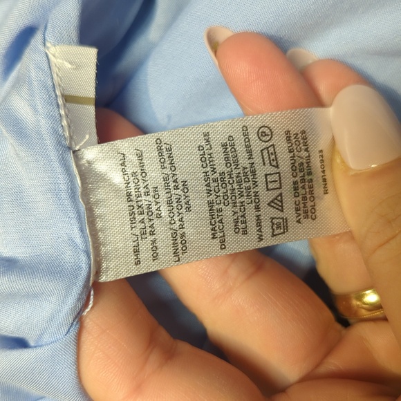 Loft floral striped dress - Picture 5 of 8